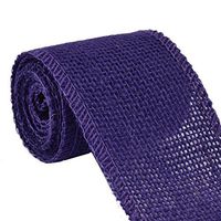 uxcell Jute Wedding Belt Rope Cord String Pack Strap Arts Craft Burlap Ribbon Roll 2.2 Yard Purple