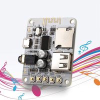 ARCELI Portable Wireless Bluetooth Audio Receiver Board, Support TF Card USB Decording Play, Bluetooth Stereo Music Transmitter Module for Headphones HiFi Amplifier