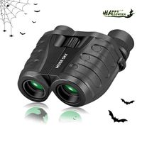 10x25 Folding High Powered Binoculars with Weak Light Night Vision Clear Bird Watching Great for Outdoor Sports Games and Concerts, Compact Binoculars Halloween for Adults/Kids