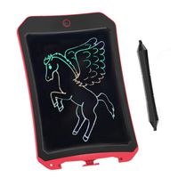JRD&BS WINL LCD Writing Tablet for Birthday Gift,Kids Toy 8.5'' Colorful Writing Tablet Electronic Writings Pads Drawing Board Gifts for Kids Office Blackboard - Erase Button Lock Included(Red-CS)