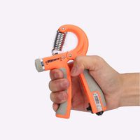 Upgraded Hand Grip Strengthener Adjustable Resistance 11-132 Lbs (5-60kg) for Hand Gripper Exercise, Strength Training, Wrist Strengthener, and Hand Workout, Orange