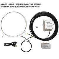 58bh MLA-30 Loop Antenna Active Receiving Antenna 100kHz - 30MHz for Short Wave Radio