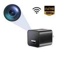 Spy Camera Charger, WiFi Nanny Cameras and Hidden Cameras, Spy Camera Wireless Hidden, 1080P USB Hidden Camera Charger for Home Security, With Video and Motion Detection