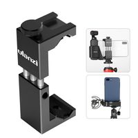 Ulanzi Cell Phone Tripod Mount Adapter w Cold Shoe, Metal Phone Tripod Adapter Aluminum Alloy Vertical w 1/4'' Screw Compatible w OSMO Pocket iPhone 11 Pro MaxXS Max XR 8 7 6 plus Google OnePlus 7 Pro