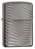 Zippo Curve Armor High Polish Black Ice Pocket Lighter