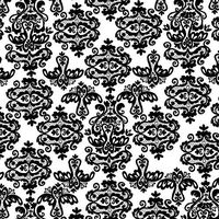 Jillson & Roberts Bulk Gift Wrap, Black Damask, 1/2 Ream 417' x 24"
