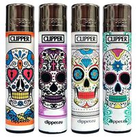 Bundle - 4 Items - Clipper Lighter "Skulls" Collection