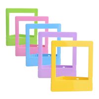 Sunmns Colorful Photo Picture Frame for Fujifilm Instax Square SQ6, SQ10 and SQ20 Instant Camera Film, 5 Pieces