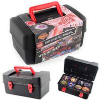 CGKUITER Portable Waterproof Box 8 in 1 Carrying Case for Beyblade Burst Spinning,Double,Shockproof and Anti-Fall