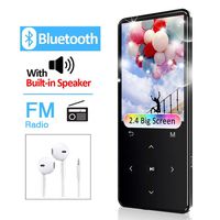 MP3 Player, GREATLINK 16GB MP3 Player with Bluetooth 4.2, Portable HiFi Lossless Digital Audio Music Player with FM Radio Voice Recorder E-Book 2.4'' Screen, Support up to 128GB (Headphones Included)