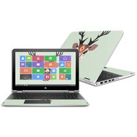 Mightyskins Skin Compatible with Hp Pavilion X360 15.6" (2016) - Aztec Deer | Protective, Durable, and Unique Vinyl Decal Wrap Cover | Easy to Apply, Remove, and Change Styles | Made in The USA