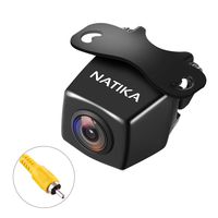 NATIKA 720P Backup/Front View Camera, IP69K Waterproof Starlight Night Vision Full HD and 210 Degrees Wide View Angle Reverse Rear View Backup Camera for Cars Jeep Pickup Trucks SUV RV Van