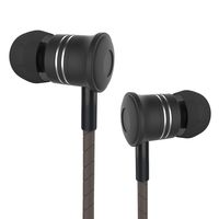 in Ear Headphones Earbud Moniko Corded Headsets with Microphone Stereo Wired Headphone Dynamic Crystal Clear Sound 3.5mm for iPhone Android iPod iPad Laptop Mac Tablet Black,Good
