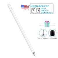 Stylus pens for ipad Pencil, Capacitive Pen High Sensitivity Fine Point with Magnetism Cover Cap, Compatible with for Apple/iPhone/Ipad pro/Mini/Air/Android/Microsoft/Surface Touch Screens