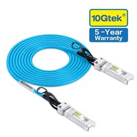 [Blue Color] 10G SFP+ DAC Cable - 10GBASE-CU Passive Direct Attach Copper Twinax SFP Cable for Ubiquiti Devices, 2m