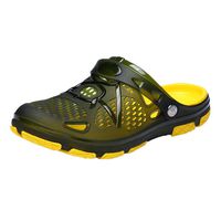 Nevera Men's Outdoor Casual Walking Flip Flops Casual Shoes Beach Slippers Sandals Green