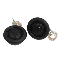 uxcell® 2 Pcs 2.5 inch Micro Dome Car Audio Tweeters Speakers 150W 91db