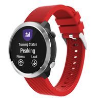 For Garmin Vivoactive 3,SHL Soft Silicone Replacement Sport Wirst Band Strap For Garmin Vivoactive 3 (red)
