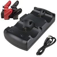EEEKit Dual Charger Stand Dock Station with USB Charging Cable for Playstation PS3/MOVE Controller