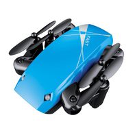 Clearance ! RC Helicopter- Vanvler { Foldable Drone } Pocket Quadcopter Mini Aircraft (Blue)