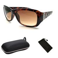 Premium designer fashion bifocal shape sun readers