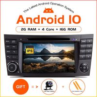 TOOPAI Android 10.0 Car Radio for Mercedes Benz E-Class W211 CLS W219 Car Stereo GPS Navigation Car GPS Media Player with 7 Inch Touch Screen Support Screen Mirror WiFi OBD2 SWC