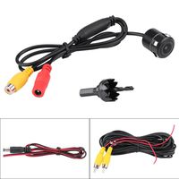 Acouto 18.5mm HD Low Light Night Version Car Reverse Backup Rear View Camera Colorful Display NTSC/PAL