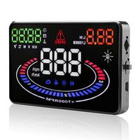 Fansport E300 Head Up Display OBD2 Speedometer Multifunctional Warning System Display for Car