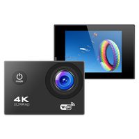 GBB 4K Action Camera, Sony Sensor HD 12MP 170 Degree Ultra Wide Angle 2 Inch LCD Screen Wifi Waterproof Sports Cam Underwater DV Camcorder with 2 Rechargeable Batteries and Full Accessories Kits