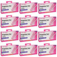 Lot of 12 ( one dozen) Pregnancy Test Kits 99% Accuracy