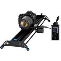 GVM Motorized Camera Slider, 31" Aluminum Alloy Track Dolly Rail Camera Slider with Tracking Shooting, 120 Degree Panoramic Shooting and Time-Lapse Photography for Most DSLR Cameras, Load up to 22lbs