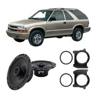 Compatible with Chevy Blazer 1998-2005 Front Door Factory Replacement Harmony HA-R65 Speakers