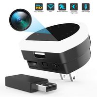 Hidden Camera Night Light, Full HD 1080P Spy Camera USB Charger for Home Security, WiFi Hidden Camera with Remote Viewing Motion Detection Night Vision Support PC/iOS/Android