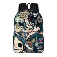 Mzshubao Boys Gorillaz Backpack-Kids School Backpack Durable Laptop Backpack-Backpack for Outdoor,School,Travel