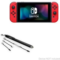 Nintendo Switch Stylus Pen, BoxWave [EverTouch Capacitive Stylus] Fiber Tip Capacitive Stylus Pen for Nintendo Switch - Jet Black