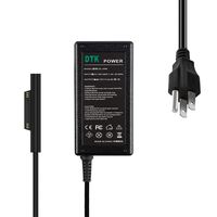 DTK 15V 4A 60W Laptop Charger for Microsoft 1706 Surface Pro 3 / Pro 4 / Pro 5 / Pro 6 / Pro 2017 / Surface Book/Surface Go Ac Adapter Power Supply