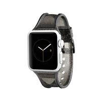 Case-Mate - Apple Watch Band -38mm 40mm Sheer Glam Apple Watch Band - Apple Watch Series 1, 2, 3, 4, 5 - Noir