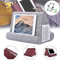 LCLHOME Multi-Angle Soft Pillow Lap Stand Folding Tablet PC Soft Pillow Knee Stand Yoruii Tablet Computer Pillow Stand Bookshelf Reading Stand iPad Folding Triangle for iPad Tablets
