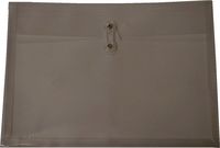 Filexec Poly Envelope, Legal Size, Side Load, Smoke (Pack of 6) (50065-15100)