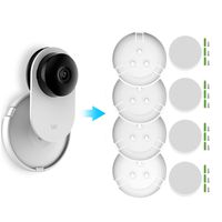 (Pack of 4) YI 1080p Home Camera Wall Mount, KASMOTION 360 Degree Swivel Camera Bracket Holder Customized for Indoor Yi/Mi Home Security Camera