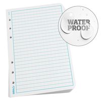 Rite in the Rain Waterproof (DURARITE) Loose Leaf Paper, 4 5/8" x 7", White, Universal Pattern, 100 Sheet Pack (No. 672)