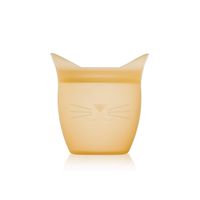 Zip Top 100% Platinum Silicone Baby Snack Containers (Cat)