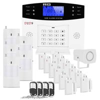 D1D9 House Security Alarm System Anti Burglar Wireless DIY GSM