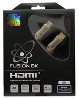 Fusion8K HDMI 2.1 Cable Supports 8K @60Hz and 4K @ 60Hz - Compatible with All TVs, BluRay, Xbox, PS4 (6 Feet)