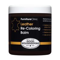 Furniture Clinic Leather Recoloring Balm - Leather Color Restorer for Furniture, Repair Leather Color on Faded & Scratched Leather - 21 Colors of Leather Repair Cream for Leather Upholstery (Black)