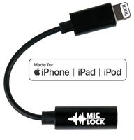 Mic-Lock with SOUNDPASS Lightning Microphone Blocker - Signal Blocking Device for iPhones and iPads Audio Security, Privacy, Counter-Surveillance - Hear Music No Eavesdropping