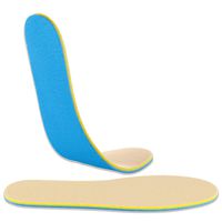 MISS&YG Running Sports Insole Men and Women Soft Shock Absorption Breathable Sweat-Proof Anti-Moving Insole,Bluerice,38