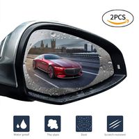 CATIZON Waterproof Film for Car Rearview Mirror Side Window Anti-Fog Anti-Glare Anti-Scratch Clear Protective Film - Pack of 2PCS (5.9inch x 4.0inch)