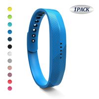 JOMOQ Replacement Bands Compatible for Fitbit Flex 2, Adjustable Breathable Sport Wristbands Silicone Accessories Women Men