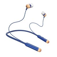 House of Marley Smile Jamaica Wireless Bluetooth Neckband Headphones, Denim